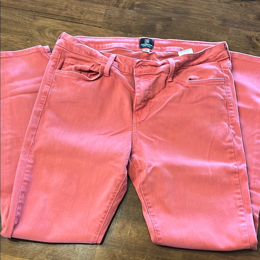 Just Black Pink Straight Leg Jeans